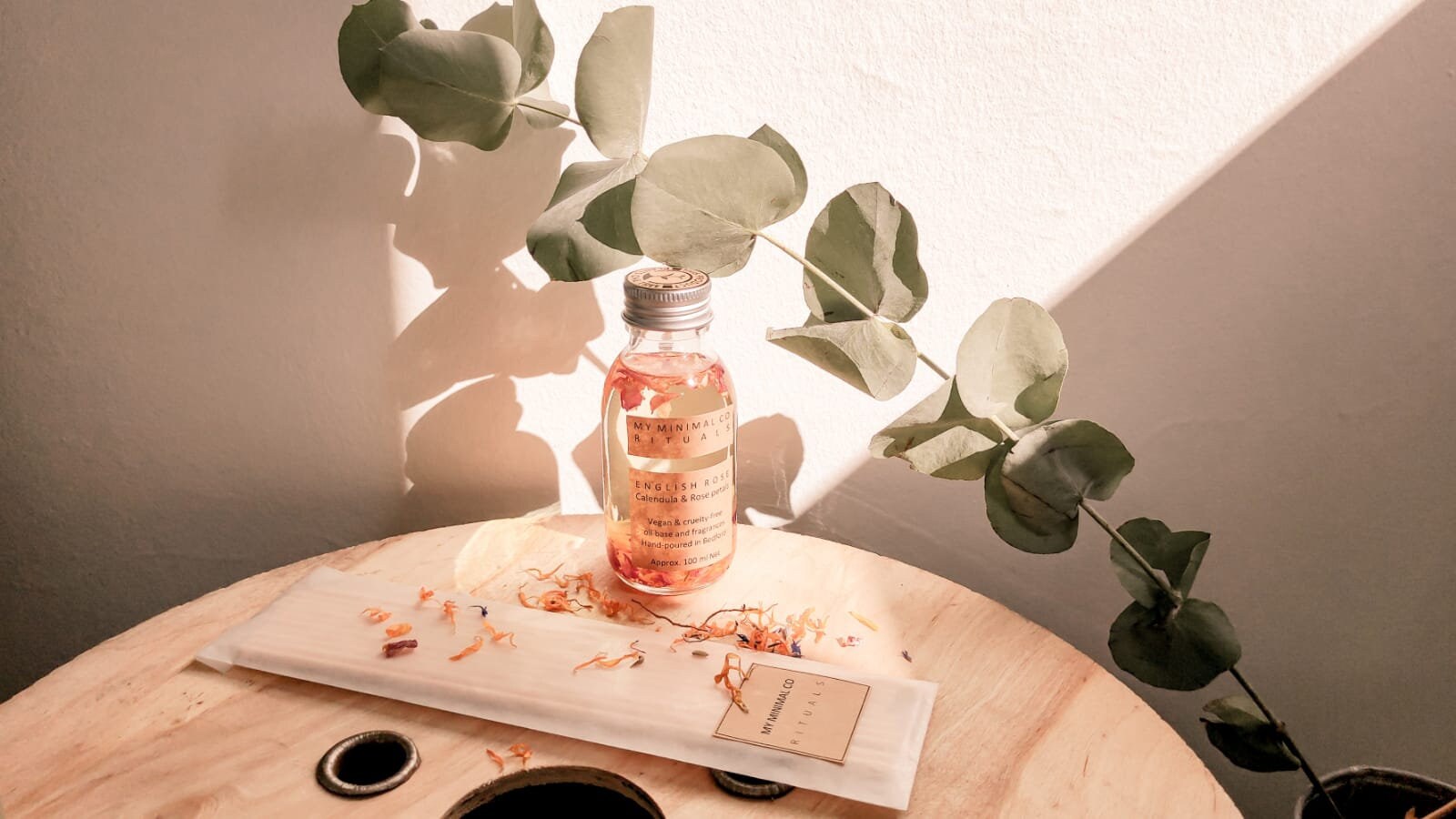 Botanical Reed Diffuser, Vegan Home Fragrance (100ml)