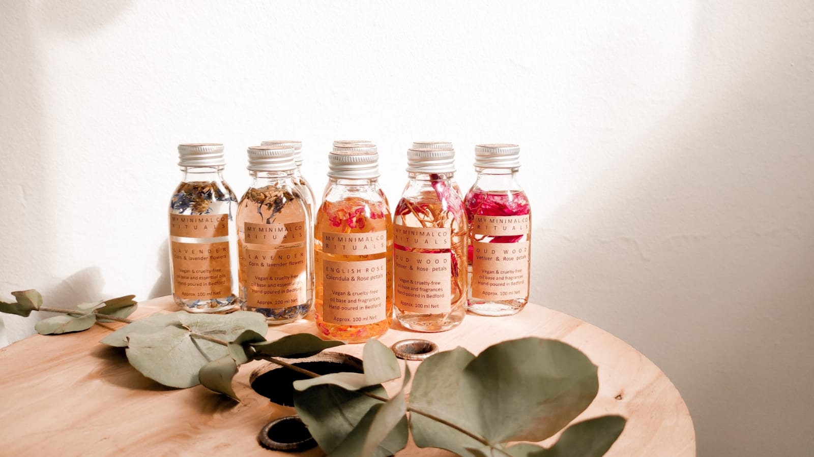 Botanical Reed Diffuser, Vegan Home Fragrance (100ml)